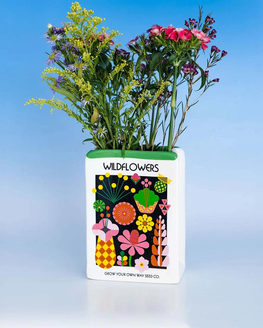 Flower Vase - Wildflower Seeds