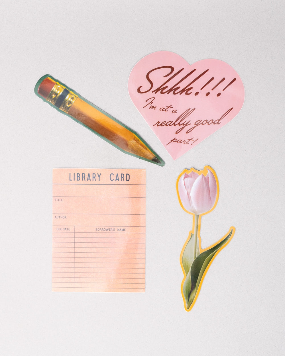 Stick With It! Big Vinyl Stickers - I Love Reading [PRE ORDER]