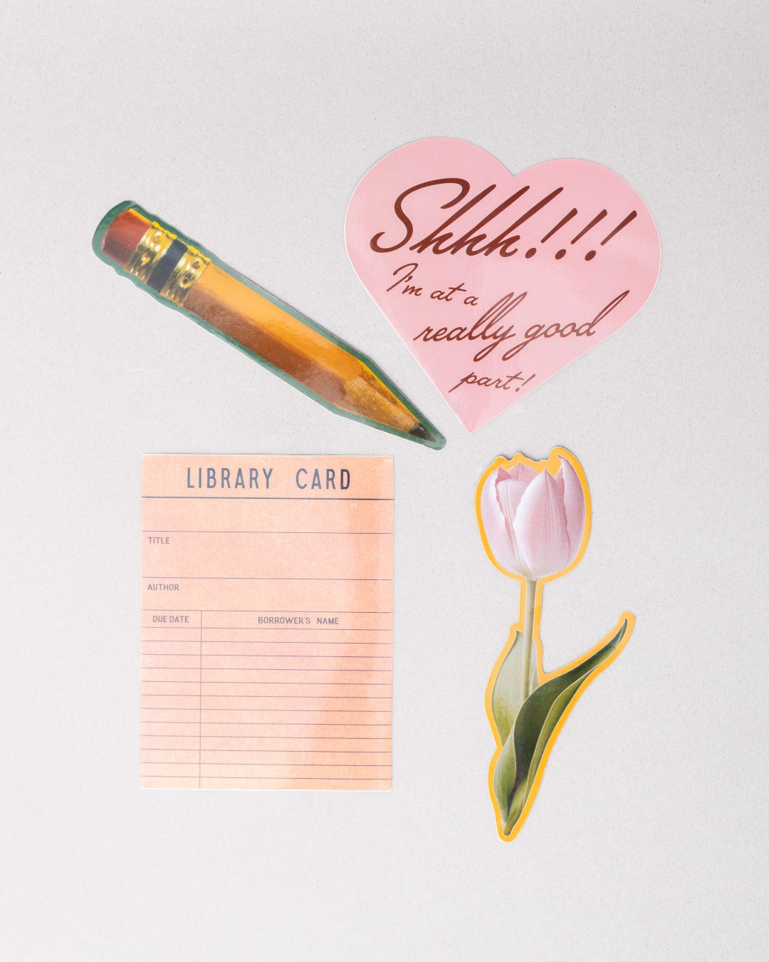 Stick With It! Big Vinyl Stickers - I Love Reading [PRE ORDER]