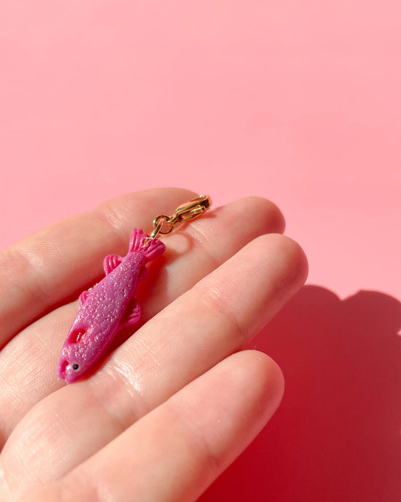 
                      
                        Bag Charm - Pink Fish
                      
                    