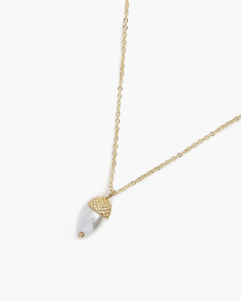 Necklace - Acorn Pearl [PRE ORDER]