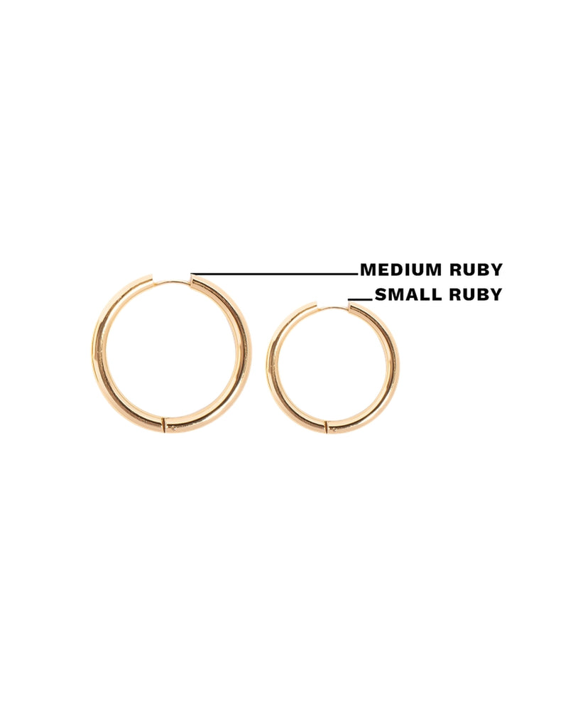 
                      
                        Earrings - Ruby Gold [PRE ORDER]
                      
                    