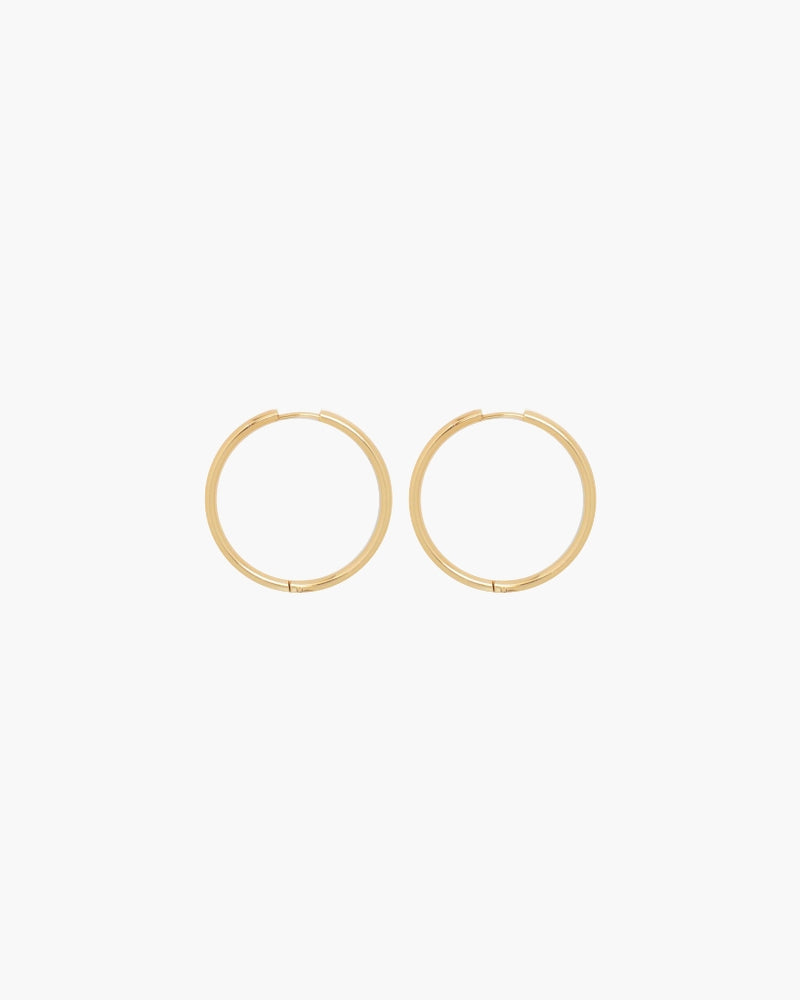 Earrings - Thin Ruby Gold [PRE ORDER]