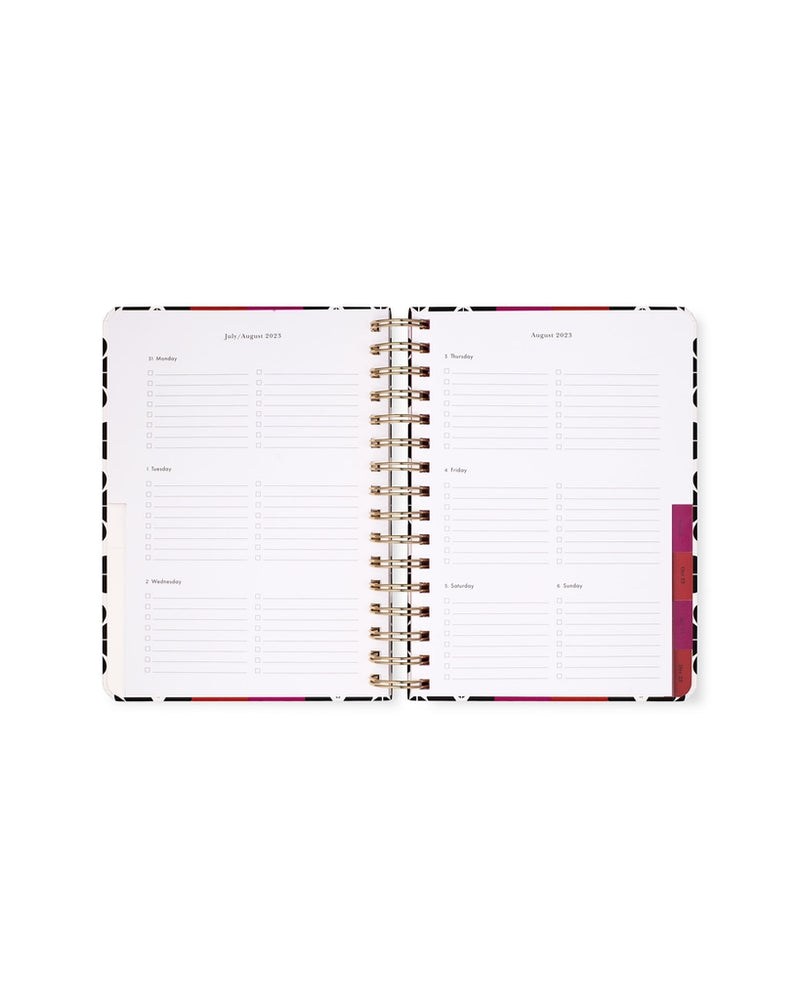 
                      
                        17-Month Large Planner [2023/2024] - Black Spade Flower
                      
                    