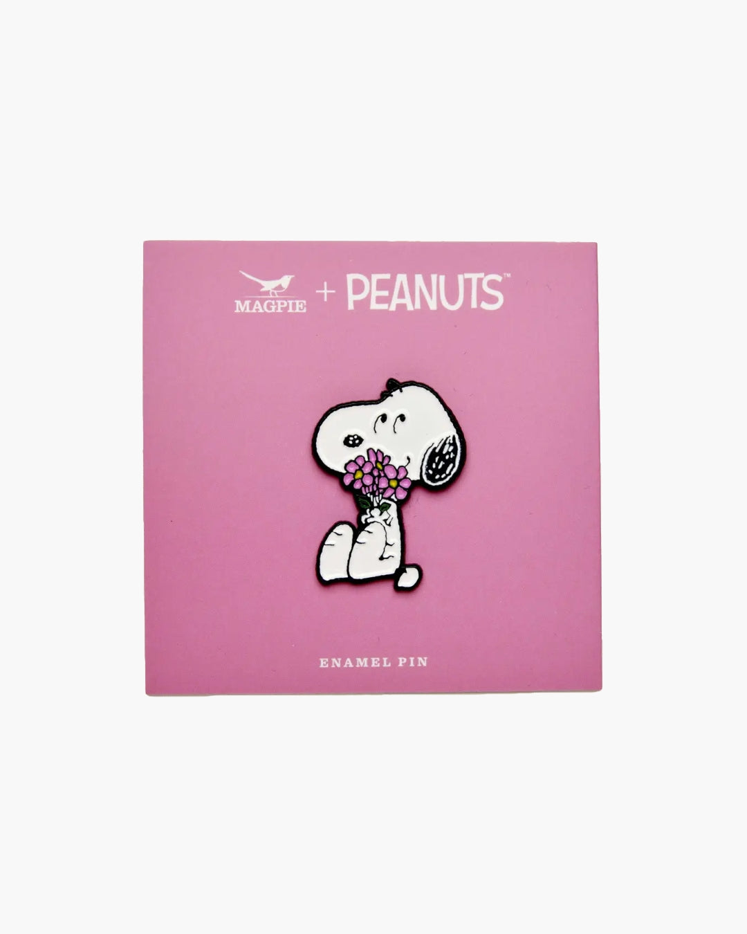 Peanuts Enamel Pin - Flowers