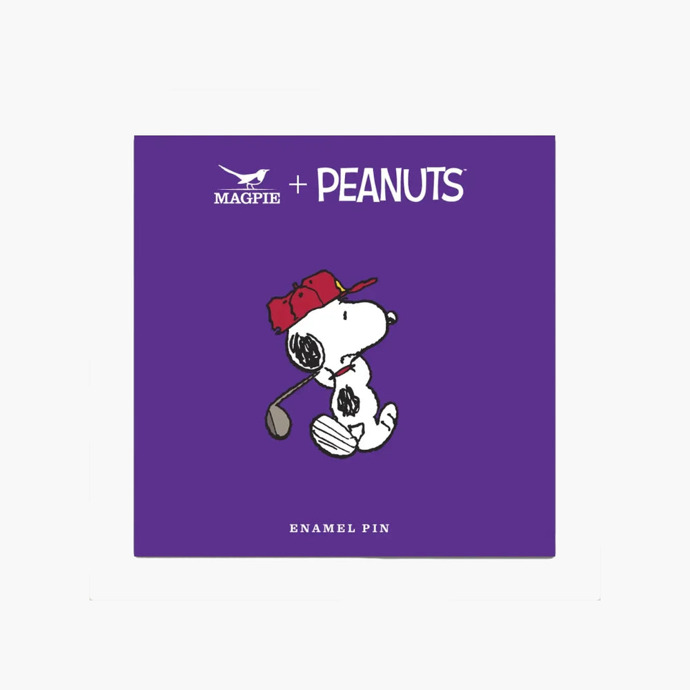 Peanuts Enamel Pin - Golf