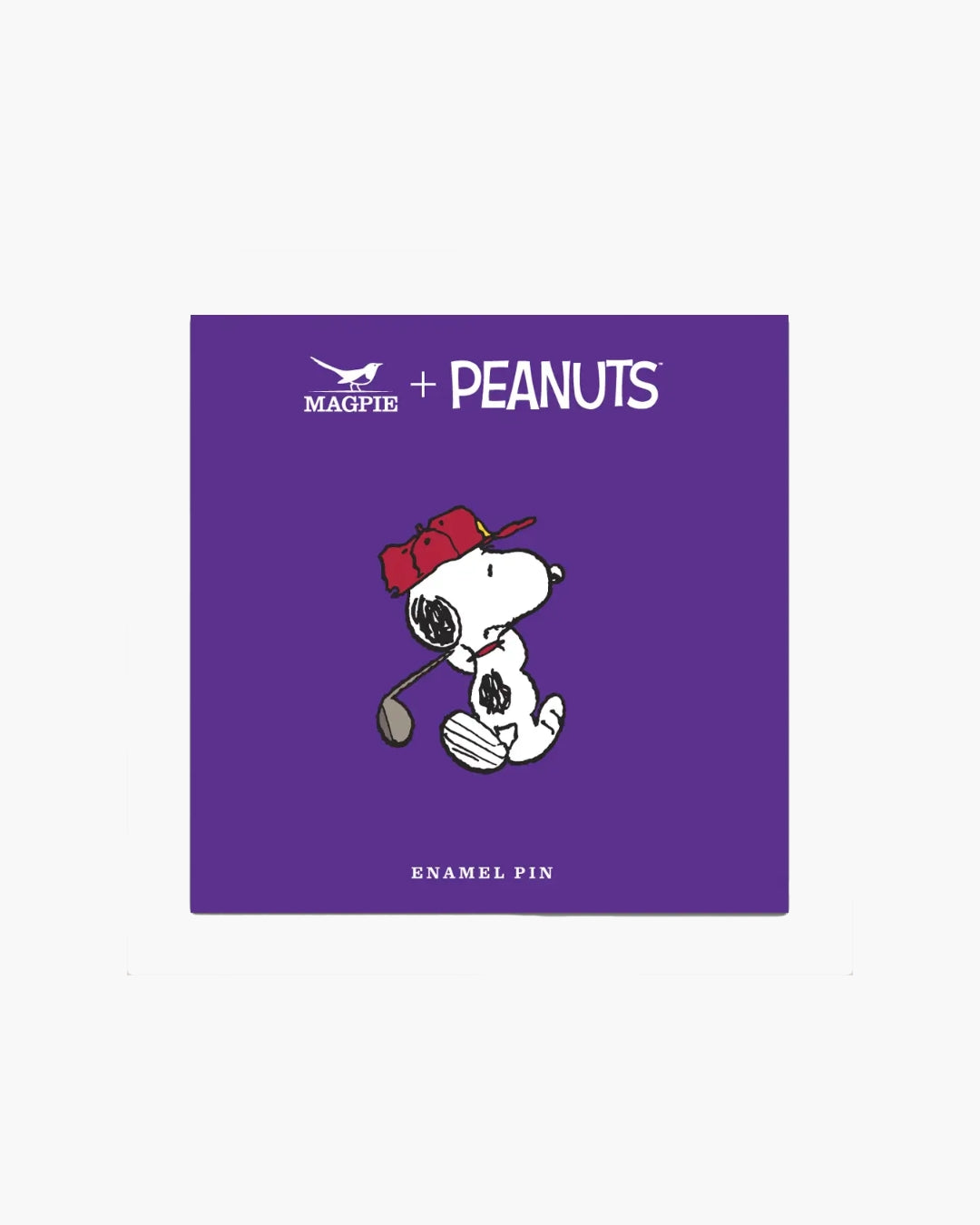 Peanuts Enamel Pin - Golf