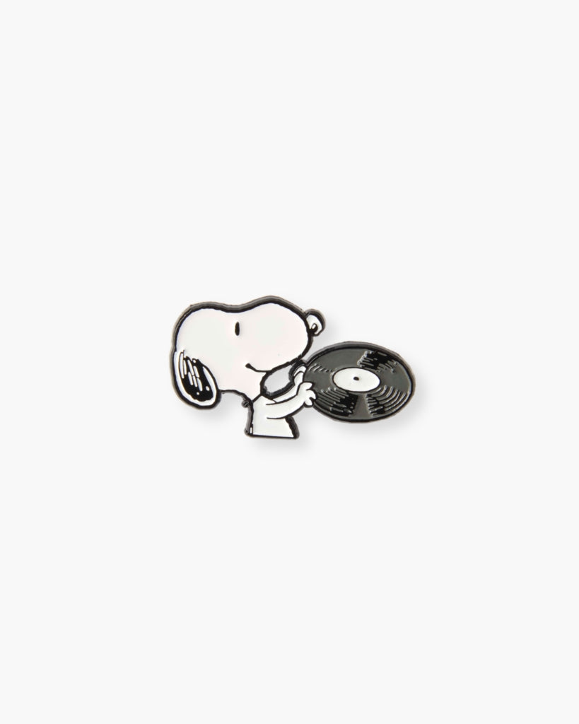 Peanuts Enamel Pin - Record