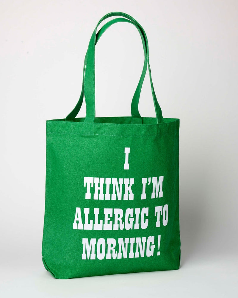 Peanuts Tote Bag - Allergic to Mornings [PRE ORDER]