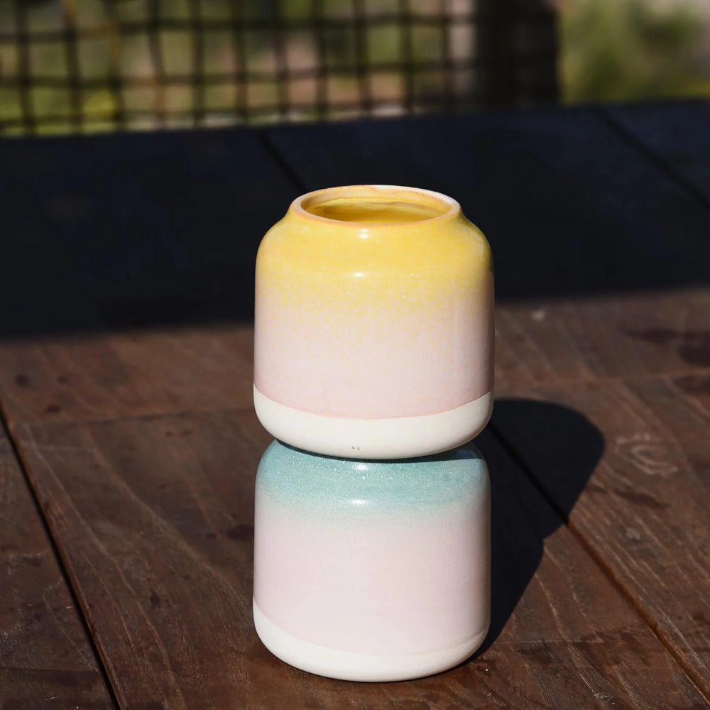 Bebé Vase - Yellow Pink Speckled [PRE ORDER]