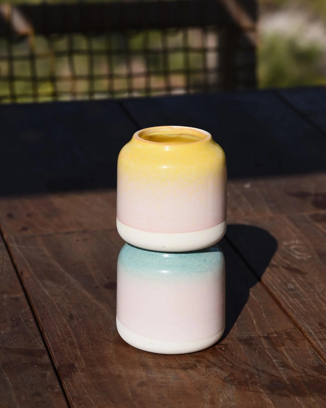 Bebé Vase - Yellow Pink Speckled [PRE ORDER]