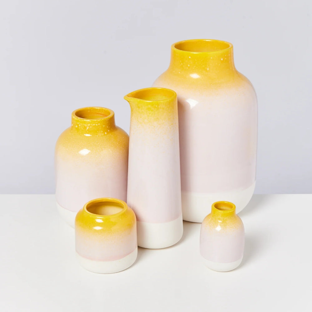 
                      
                        Bebé Vase - Yellow Pink Speckled [PRE ORDER]
                      
                    