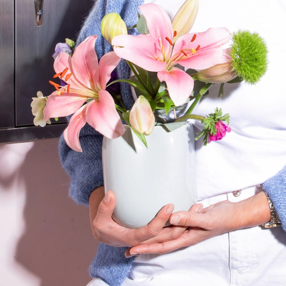 
                      
                        João Medium Vase - Light Blue Sage [PRE ORDER]
                      
                    