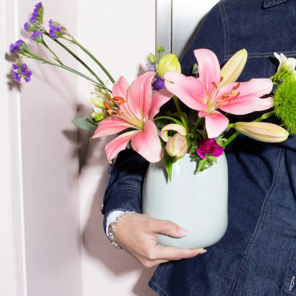 
                      
                        João Medium Vase - Light Blue Sage [PRE ORDER]
                      
                    