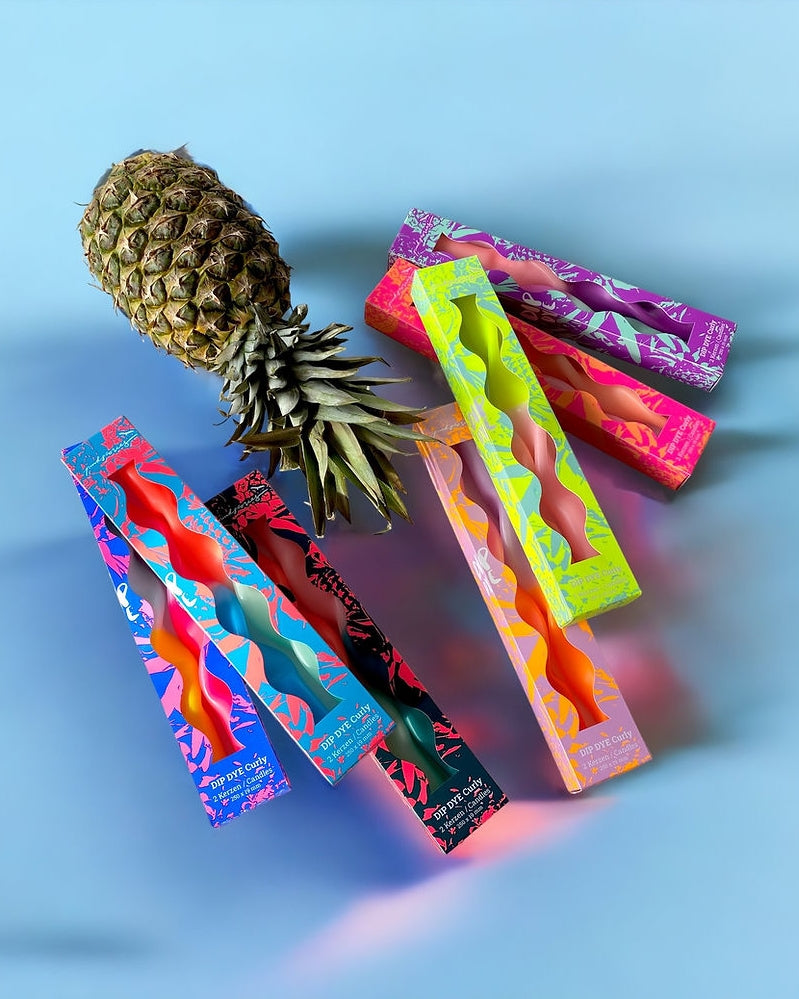 
                      
                        Dip Dye Curly Candle - Miami Blue [PRE ORDER]
                      
                    