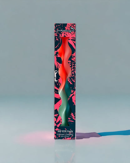 Dip Dye Curly Candle - Miami Jade [PRE ORDER]