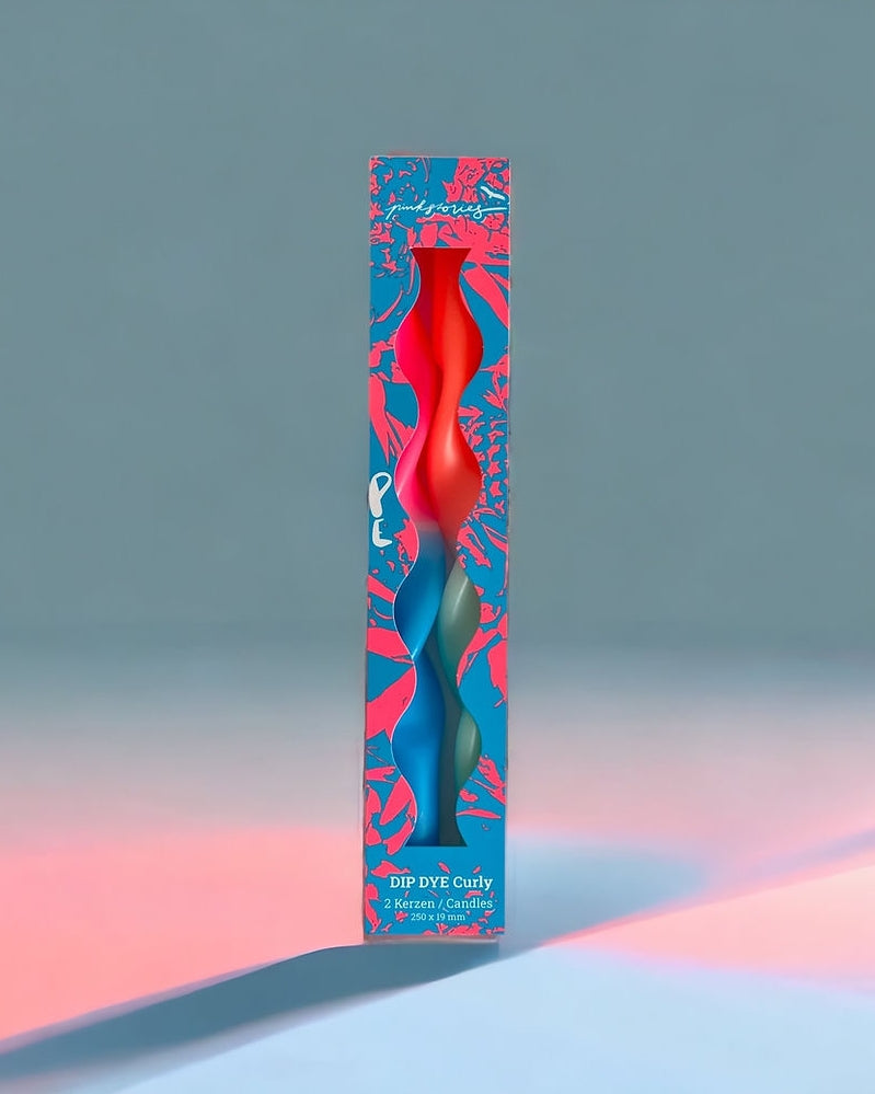 
                      
                        Dip Dye Curly Candle - Miami Ocean [PRE ORDER]
                      
                    