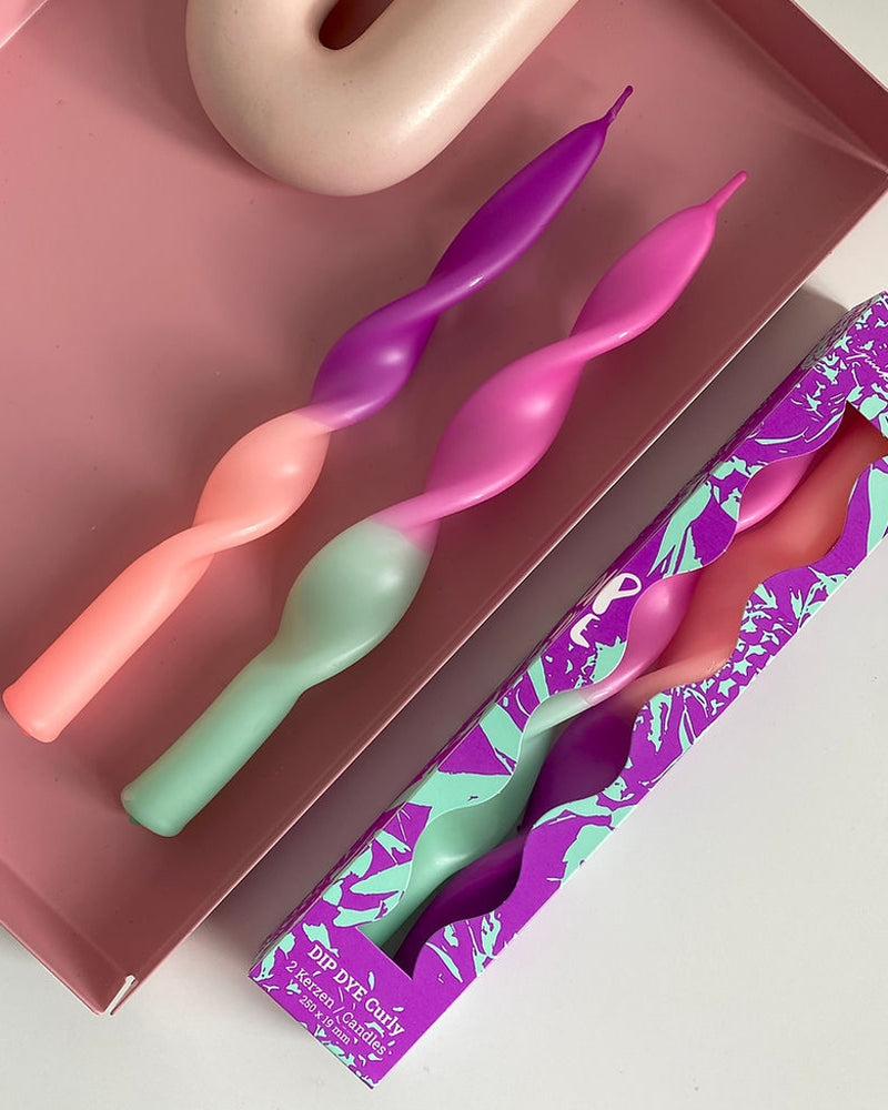 
                      
                        Dip Dye Curly Candle - Miami Purple [PRE ORDER]
                      
                    