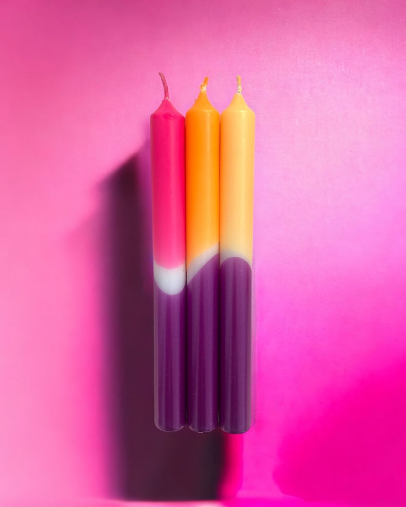 Dip Dye Glossy Candle - Silicium [PRE ORDER]
