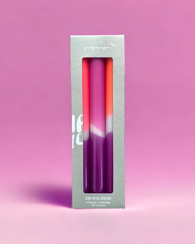 Dip Dye Glossy Candle - Xenon [PRE ORDER]