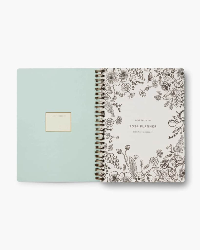 
                      
                        12-Month Softcover Spiral Planner 2024 - Flores
                      
                    