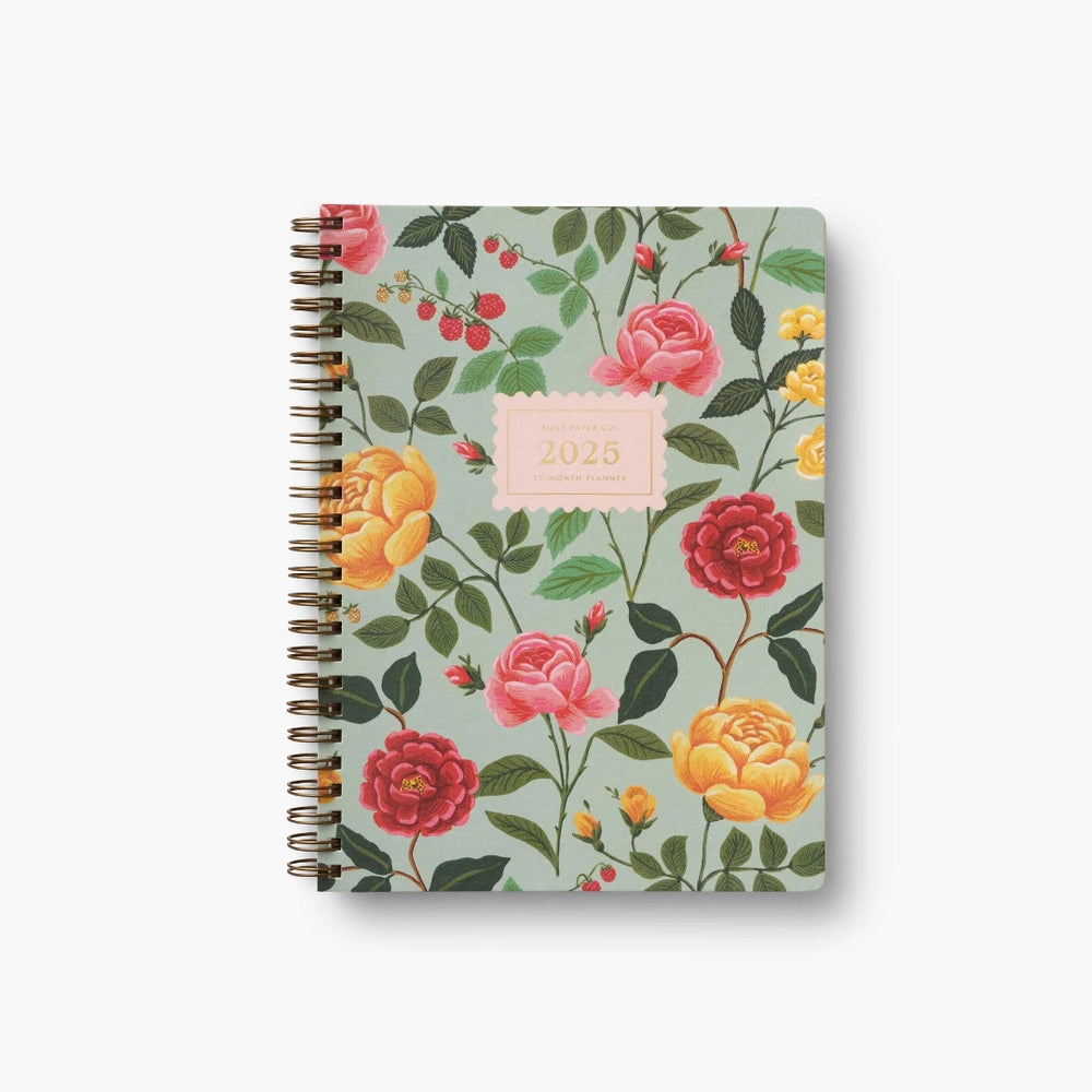 
                      
                        12-Month Softcover Spiral Planner 2025 - Roses
                      
                    