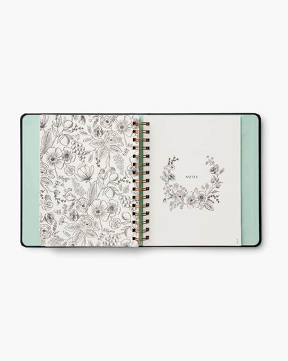 17-Month Covered Planner 2024 - Flores