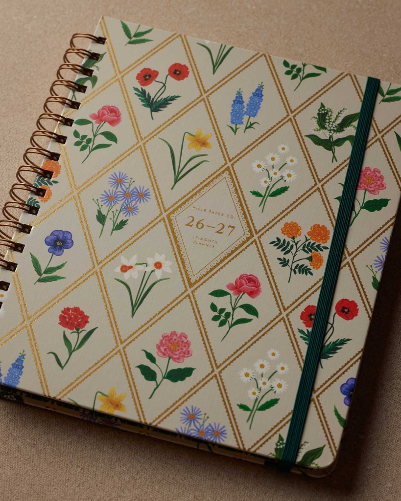 Academic Spiral Planner 2027 - Garden Study