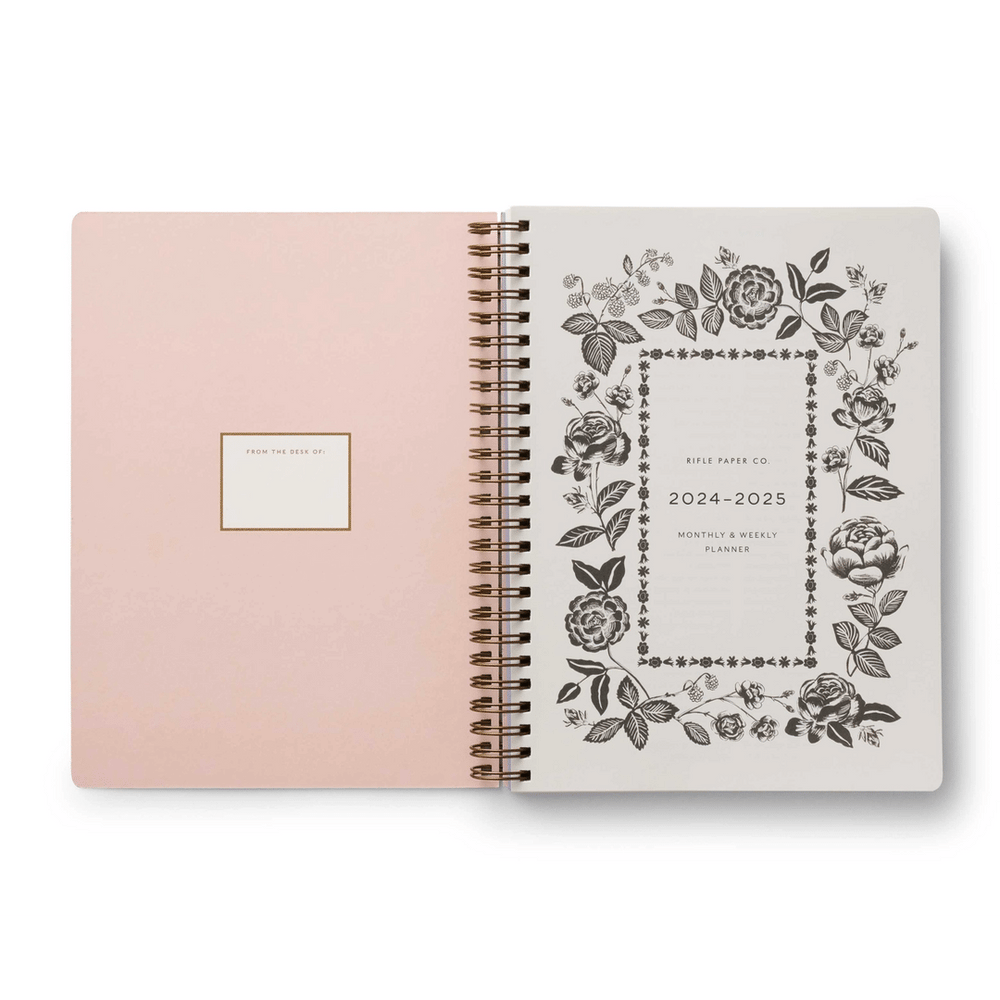 
                      
                        Academic Softcover Spiral Planner 2025 - English Rose
                      
                    