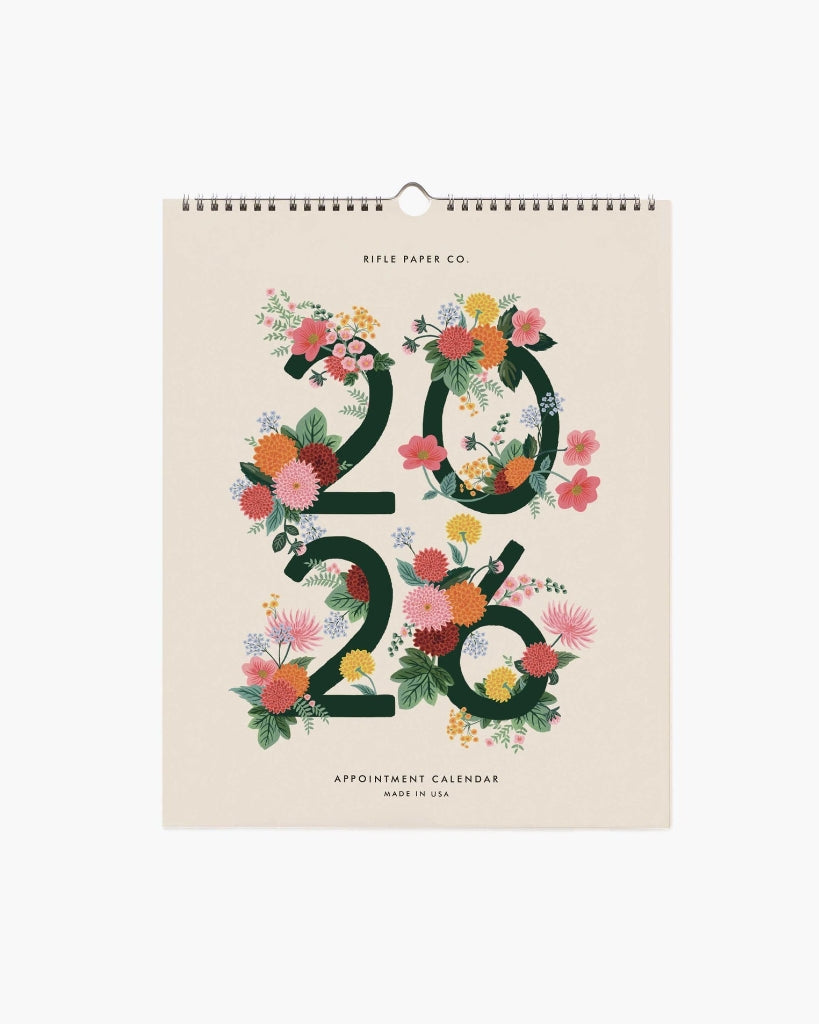 Appointment Calendar 2026 - Dahlia
