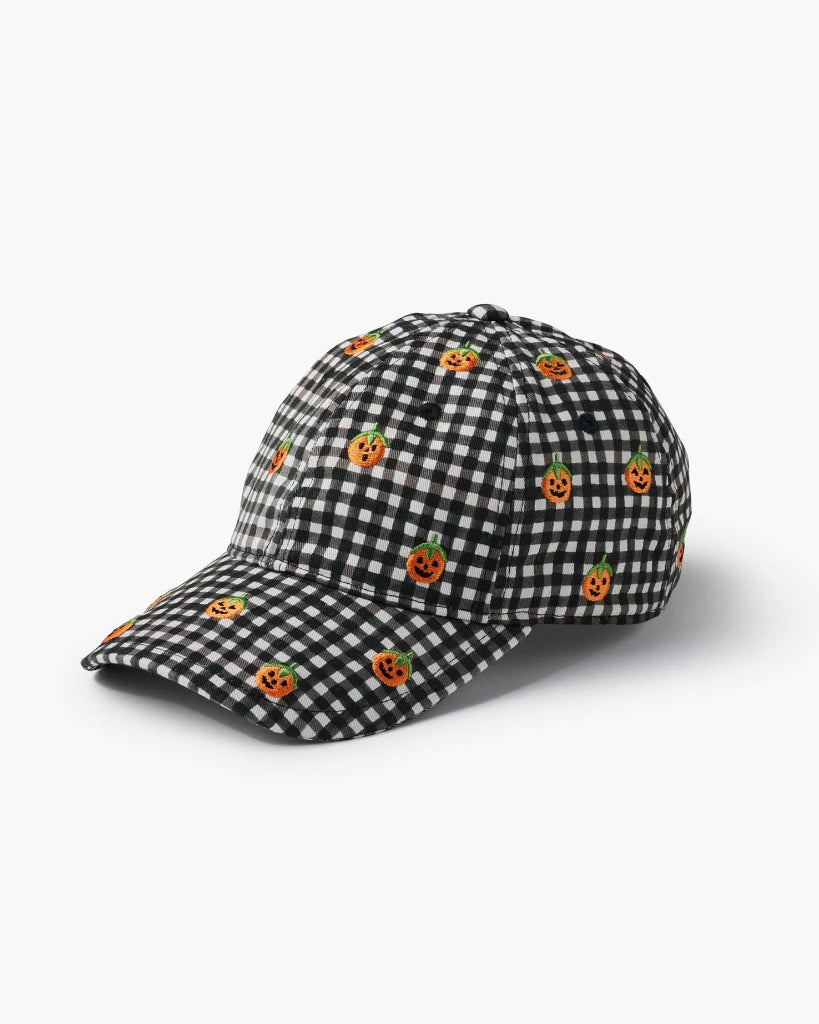 Baseball Cap - Pumpkin Gingham [PRE ORDER]