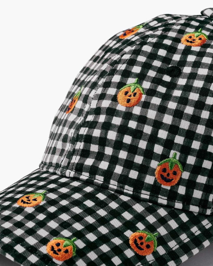 Baseball Cap - Pumpkin Gingham [PRE ORDER]