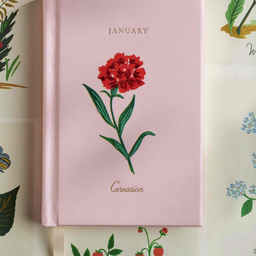Embroidered Mini Notebook - Birth Month [PRE ORDER]