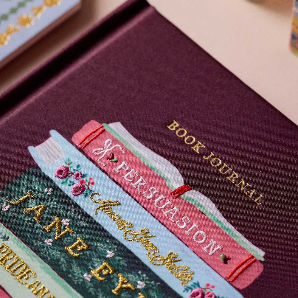 Embroidered Book Journal - Ladies Night Book Club