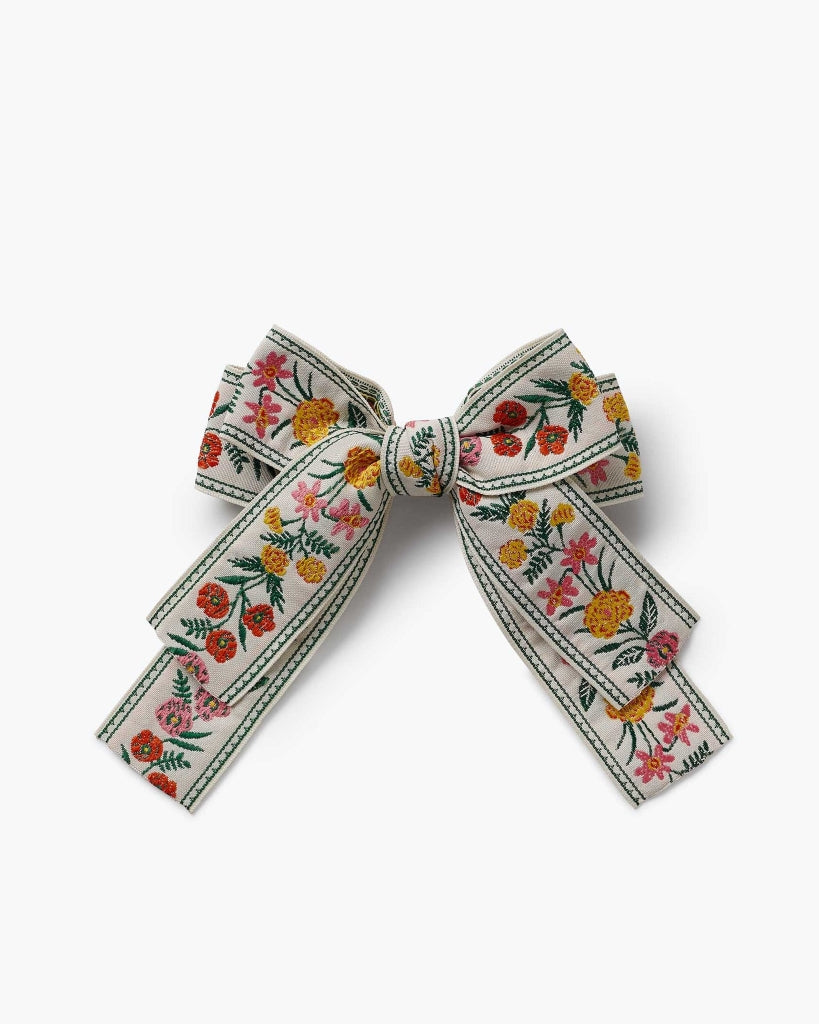 Jacquard Bow Clip - Garden Study [PRE ORDER]