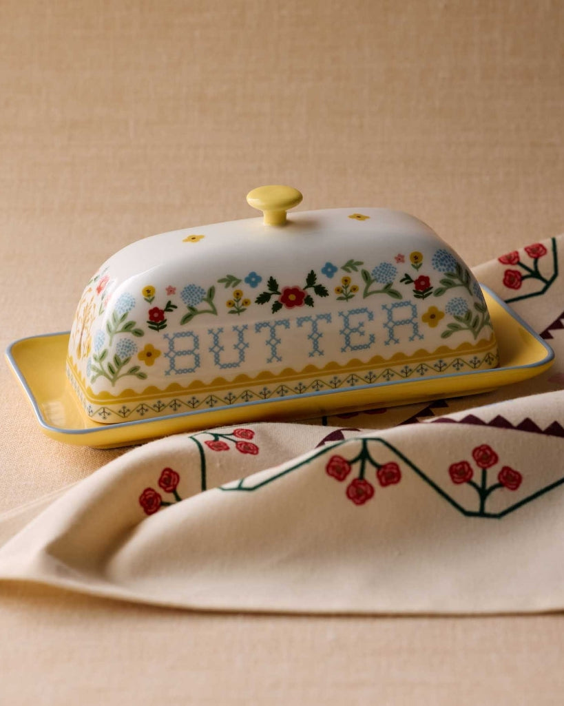 Porcelain Butter Dish - Home Sweet Home [PRE ORDER]