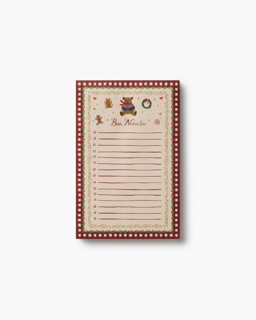Checklist Notepad - Beary Christmas [PRE ORDER]