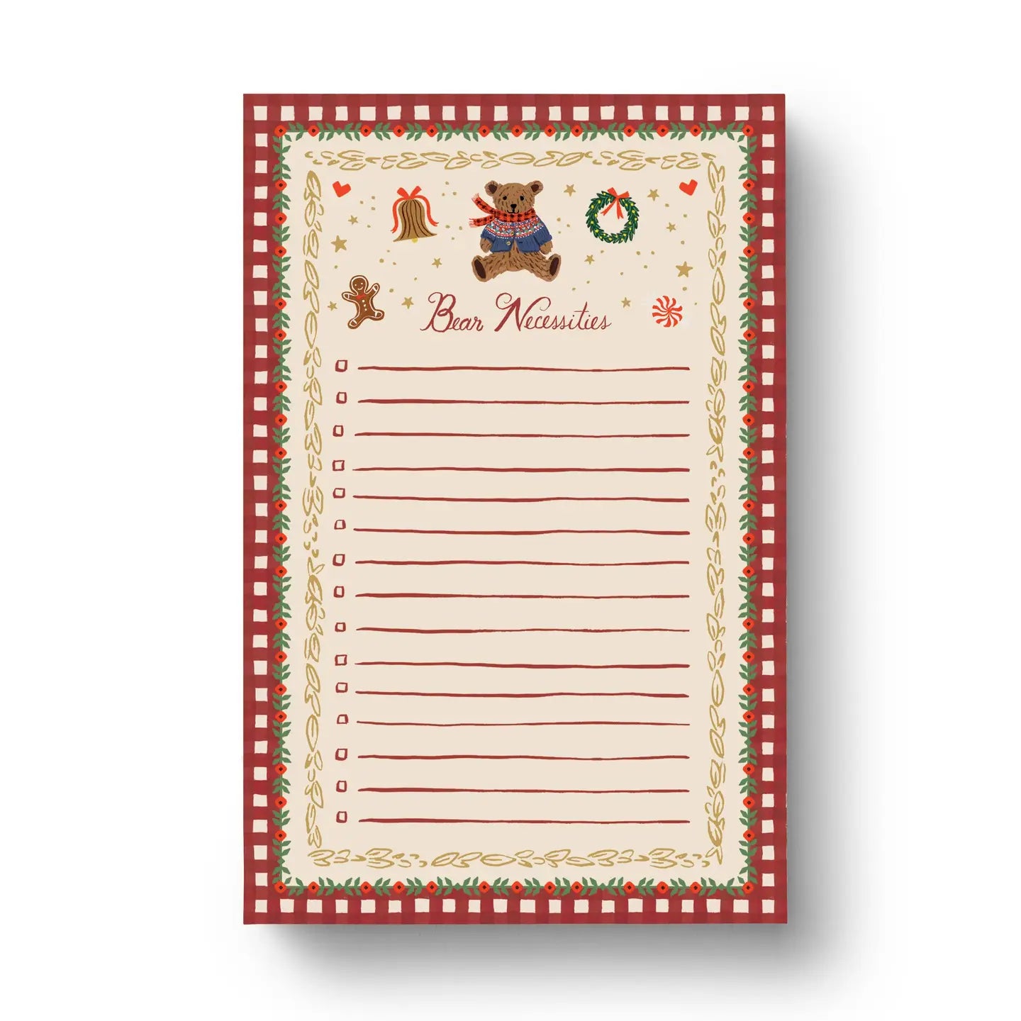 Checklist Notepad - Beary Christmas [PRE ORDER]