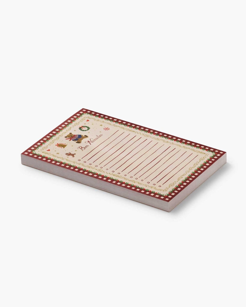 Checklist Notepad - Beary Christmas [PRE ORDER]