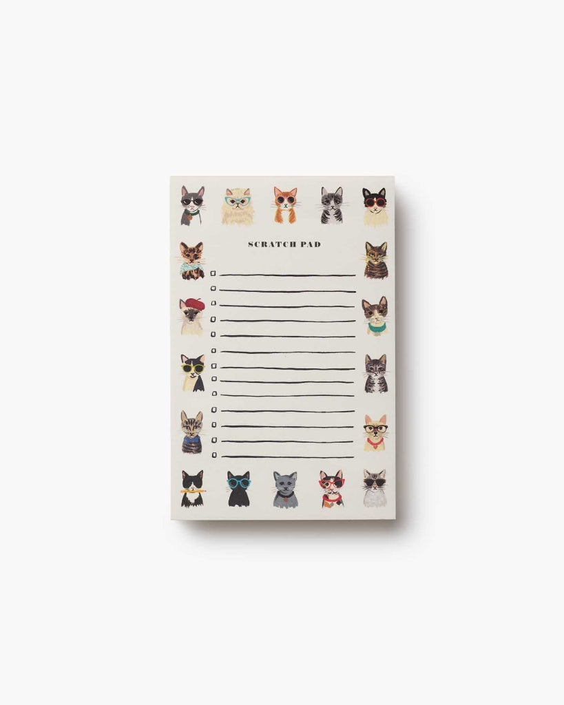Checklist Notepad - Cool Cats [PRE ORDER]