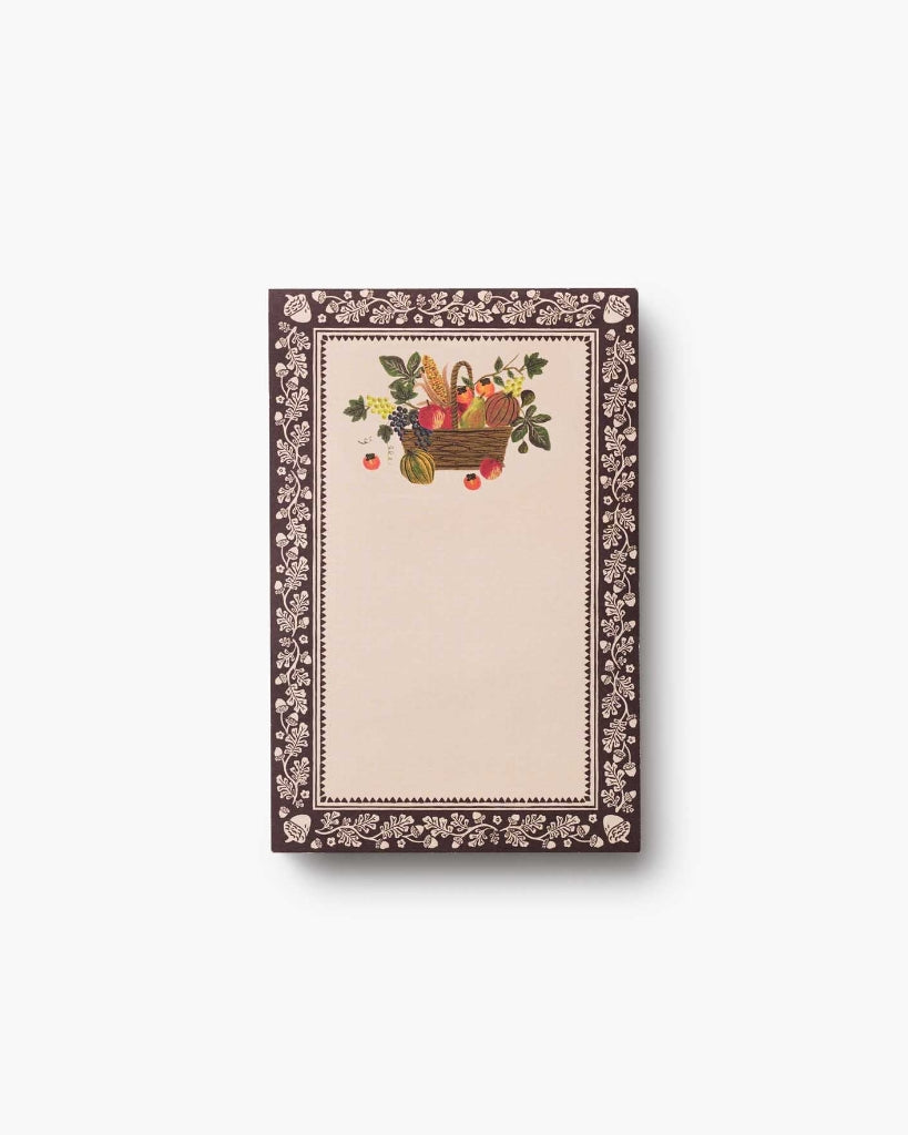 Checklist Notepad - Harvest [PRE ORDER]