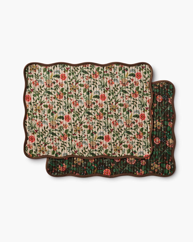 Quilted Cotton Placemats - Gracie