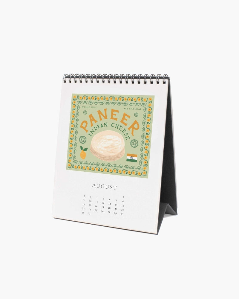 
                      
                        Desk Calendar 2026 - Cheese
                      
                    