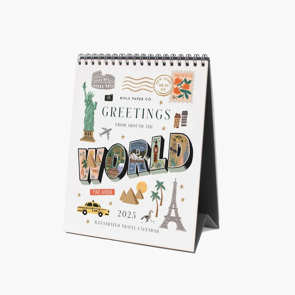 
                      
                        Desk Calendar 2025 - Greetings From Around The World
                      
                    