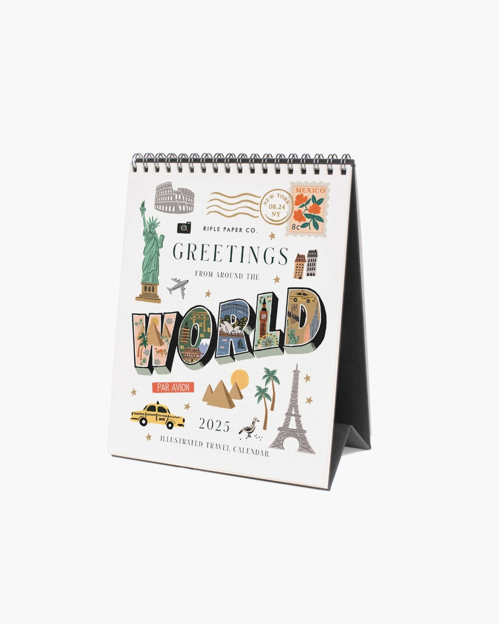 Desk Calendar 2025 - Greetings From Around The World