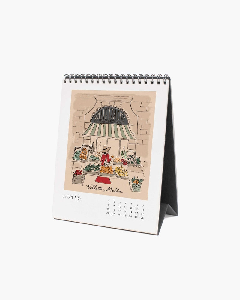 
                      
                        Desk Calendar 2026 - Travel Sketchbook
                      
                    