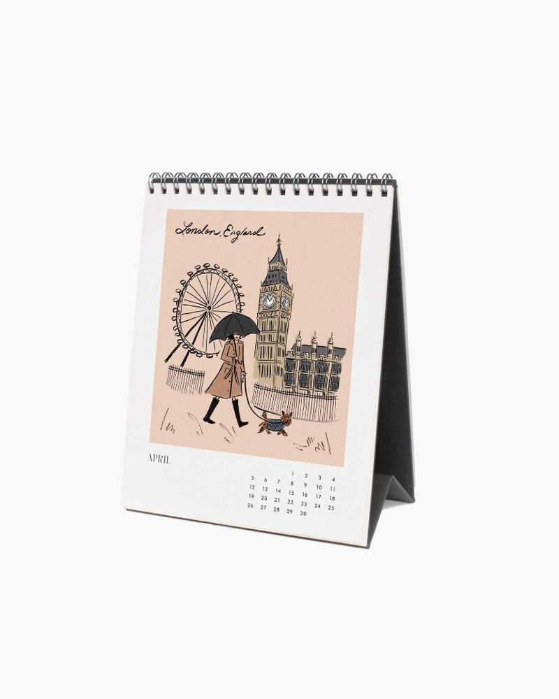 
                      
                        Desk Calendar 2026 - Travel Sketchbook
                      
                    