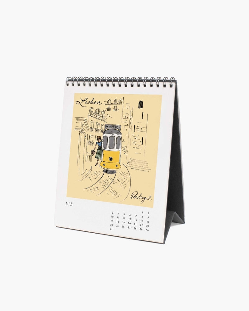 
                      
                        Desk Calendar 2026 - Travel Sketchbook
                      
                    