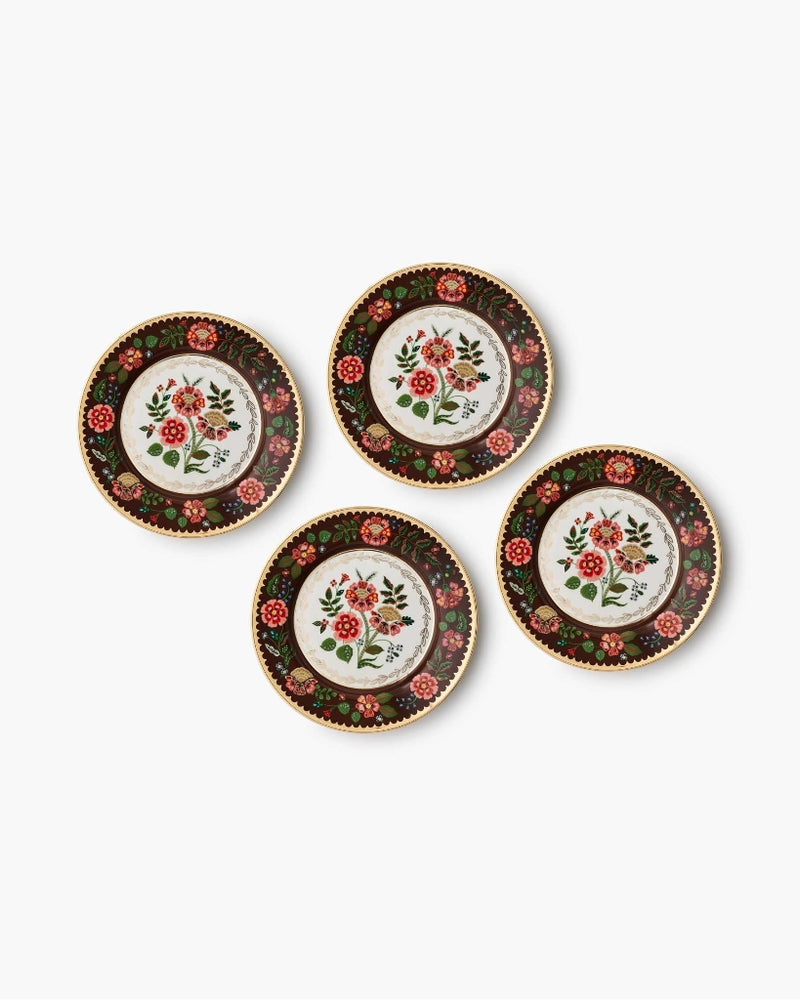 Porcelain Dessert Plate Set - Gracie