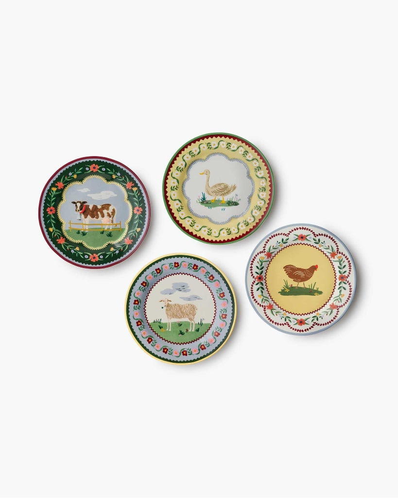 Porcelain Dessert Plate Set - Home Sweet Home [PRE ORDER]